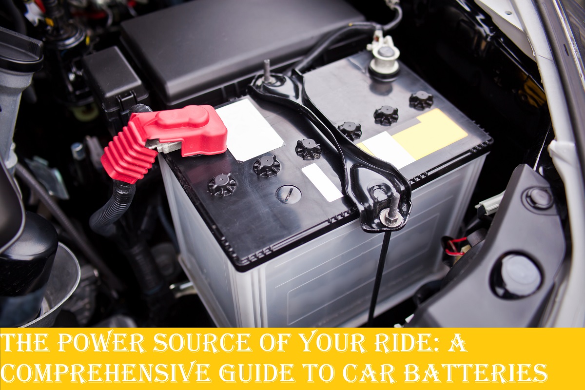 A car battery in use