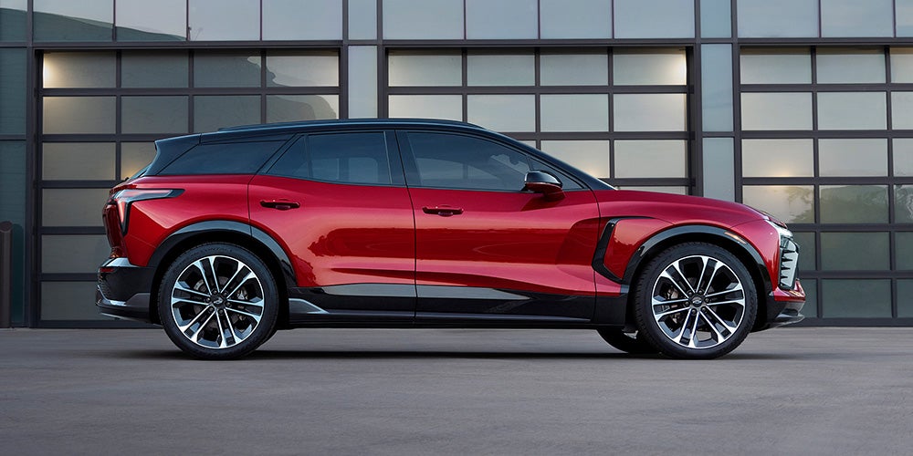 Side Exterior of the All-electric Blazer EV | Vann York Chevrolet Buick GMC in High Point NC