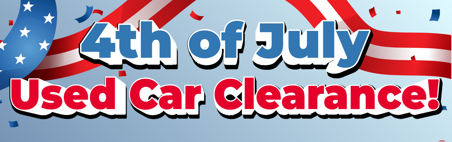 Used Car Summer Kick Off Sales Event