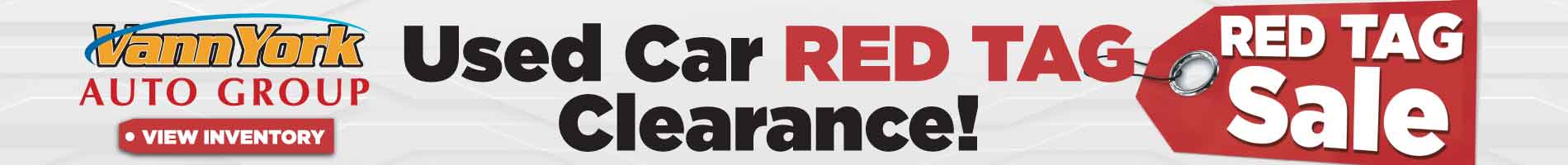 Used Car Red Tag Clearance Sale